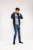 D555 Vincent Full Zip Hoody With Chest And Sleeve Piping Detail - Hupparit ja collegepaidat - Miesten hupparit ja collegepaidat isot koot