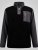 D555 Daly Quarter Zip Fleece Sweatshirt Musta/Harmaa - Hupparit ja collegepaidat - Miesten hupparit ja collegepaidat isot koot