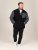 D555 Daly Quarter Zip Fleece Sweatshirt Musta/Harmaa - Hupparit ja collegepaidat - Miesten hupparit ja collegepaidat isot koot