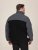 D555 Daly Quarter Zip Fleece Sweatshirt Musta/Harmaa - Hupparit ja collegepaidat - Miesten hupparit ja collegepaidat isot koot