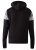 D555 Kipling Full Zip Hoodie Black - Hupparit ja collegepaidat - Miesten hupparit ja collegepaidat isot koot