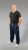 20 Nodi Libeccio Long Leg Sports Pants in Combed Cotton Jersey Navy - Collegehousut ja collegeshortsit - Miesten Isot collegehousut ja collegeshortsit