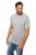 JP1880 702415 V-aukkoinen t-paita Harmaa melange - T-paidat - Isot T-paidat 2XL – 14XL