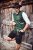 JP1880 Genuine Leather Traditional Lederhosen Shorts Black - Shortsit - Shortsit, isot koot – W40-W60
