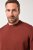JP1880 Classic Round Neck Long Sleeve Sweater Brick Brown - Hupparit ja collegepaidat - Miesten hupparit ja collegepaidat isot koot