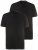 JP1880 708420 Henley-paita 2 kpl Musta - T-paidat - Isot T-paidat 2XL – 14XL