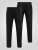 D555 Ted 4 Way Stretch Tailored Trouser Musta - Puvut ja pikkutakit - Pukuja suurissa mitoissa