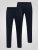 D555 Ted 4 Way Stretch Tailored Trouser Tummansininen - Puvut ja pikkutakit - Pukuja suurissa mitoissa