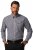 JP1880 722859 Pitkähihainen ruudullinen kauluspaita Musta - Kauluspaidat - Miesten isot kauluspaidat 2XL – 8XL
