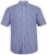 JP1880 722860 Lyhythihainen ruudullinen kauluspaita Vaaleansininen - Kauluspaidat - Miesten isot kauluspaidat 2XL – 8XL