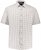 JP1880 Modern Fit Check Print Short Sleeve Shirt Grey - Kauluspaidat - Miesten isot kauluspaidat 2XL – 8XL