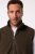 JP1880 Fleece Vest Stand-up Collar Brown - Takit - Miesten Takit, isot koot – 2XL – 12XL