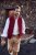 JP1880 Premium Goat Suede Staghorn Embroidery Shorts Leather Brown - Shortsit - Shortsit, isot koot – W40-W60