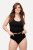 Ulla Popken 723498 Alushousut 2 kpl Musta - Alushousut - 