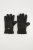 JP1880 Gloves Leather Warm Lining Black - Käsineet - 