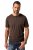 JP1880 Henley Basic T-Shirt with Buttons Brown - T-paidat - Isot T-paidat 2XL – 14XL
