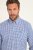JP1880 Shirt Traditional Checked Long Sleeve Blue - Kauluspaidat - Miesten isot kauluspaidat 2XL – 8XL
