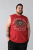 Kam Jeans 5763 Hawaii Surf Vest Sleeveless T-Shirt Washed Red - T-paidat - Isot T-paidat 2XL – 14XL