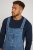 JP1880 Dungarees Denim Adjustable Straps Blue - Farkut ja housut - Miesten isot farkut ja isot housut W40-W70