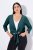 Ulla Popken 794514 Solmittava trikoobolero Petrooli - Bolerot - 