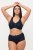 Ulla Popken 800279 Raidalliset alushousut 2 kpl Tummansininen - Alushousut - 