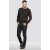 D555 Orlando Sweater Black - Hupparit ja collegepaidat - Miesten hupparit ja collegepaidat isot koot
