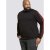 D555 Orlando Sweater Black - Hupparit ja collegepaidat - Miesten hupparit ja collegepaidat isot koot
