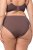 Ulla Popken 811602 Alushousut pitsillä Ruskea - Alushousut - 
