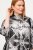 Ulla Popken 816673 Väljä jacquard-bleiseri 3/4-hihoilla Musta - Naisten bleiserit isot koot - Bleiserit naisille plus-koossa