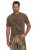 JP1880 Comfortable Fit Vintage Look T-Shirt Light Brown - T-paidat - Isot T-paidat 2XL – 14XL