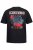 JP1880 Scorpions Blackout Graphic Comfort Fit Band T-Shirt Black - T-paidat - Isot T-paidat 2XL – 14XL