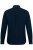 JP1880 Modern Fit Buttoned Collar Cotton Shirt Navy Blue - Kauluspaidat - Miesten isot kauluspaidat 2XL – 8XL