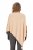 Ulla Popken Knit Pointed Hem Poncho Nature Melange - Naisten hupparit ja collegepaidat isot koot - 