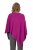 Ulla Popken Knit Pointed Hem Poncho Berry - Naisten hupparit ja collegepaidat isot koot - 
