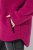 Ulla Popken 823371 Huppullinen teddytakki tikatuilla taskuilla Fuksia - Fleecevaatteet - 