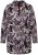 Ulla Popken 823967 Kukallinen jacquard-bleiseri 3/4-hihoilla Musta - Naisten bleiserit isot koot - Bleiserit naisille plus-koossa