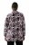 Ulla Popken 823967 Kukallinen jacquard-bleiseri 3/4-hihoilla Musta - Naisten bleiserit isot koot - Bleiserit naisille plus-koossa