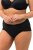 Ulla Popken 824106 Alushousut pitsillä 2 kpl Musta - Alushousut - 