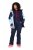 Ulla Popken 824297 Softshell-housut lumilukolla Tummansininen - Hiihtovaatteet - 