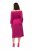 Ulla Popken 827740 Jerseymekko 3/4-hihoilla Roosa - Midimekot - Midimekot isoissa ko'oissa