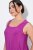 Ulla Popken 827908 Hihaton jerseymekko Liila - Trikoomekot - 