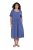 Ulla Popken 827920 Lyhythihainen jerseymekko Sininen - Trikoomekot - 