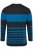 JP1880 Pyjamas Two-piece Long Sleeve with Stripes Blue - Alusvaatteet & uimavaatteet - Miesten Isot alusvaatteet 