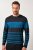 JP1880 Pyjamas Two-piece Long Sleeve with Stripes Blue - Alusvaatteet & uimavaatteet - Miesten Isot alusvaatteet 