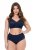 Ulla Popken 830094 Alushousut pitsillä 2 kpl Tummansininen - Alushousut - 