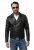 JP1880 830586 Biker-takki lampaannapasta Musta - Takit - Miesten Takit, isot koot – 2XL – 12XL
