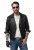 JP1880 830586 Biker-takki lampaannapasta Musta - Takit - Miesten Takit, isot koot – 2XL – 12XL