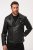 JP1880 830586 Biker-takki lampaannapasta Musta - Takit - Miesten Takit, isot koot – 2XL – 12XL