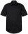 Men+ 756 Lyhythihainen Business-paita klassisella kauluksella Musta - Kauluspaidat - Miesten isot kauluspaidat 2XL – 8XL