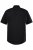 Men+ 756 Lyhythihainen Business-paita klassisella kauluksella Musta - Kauluspaidat - Miesten isot kauluspaidat 2XL – 8XL